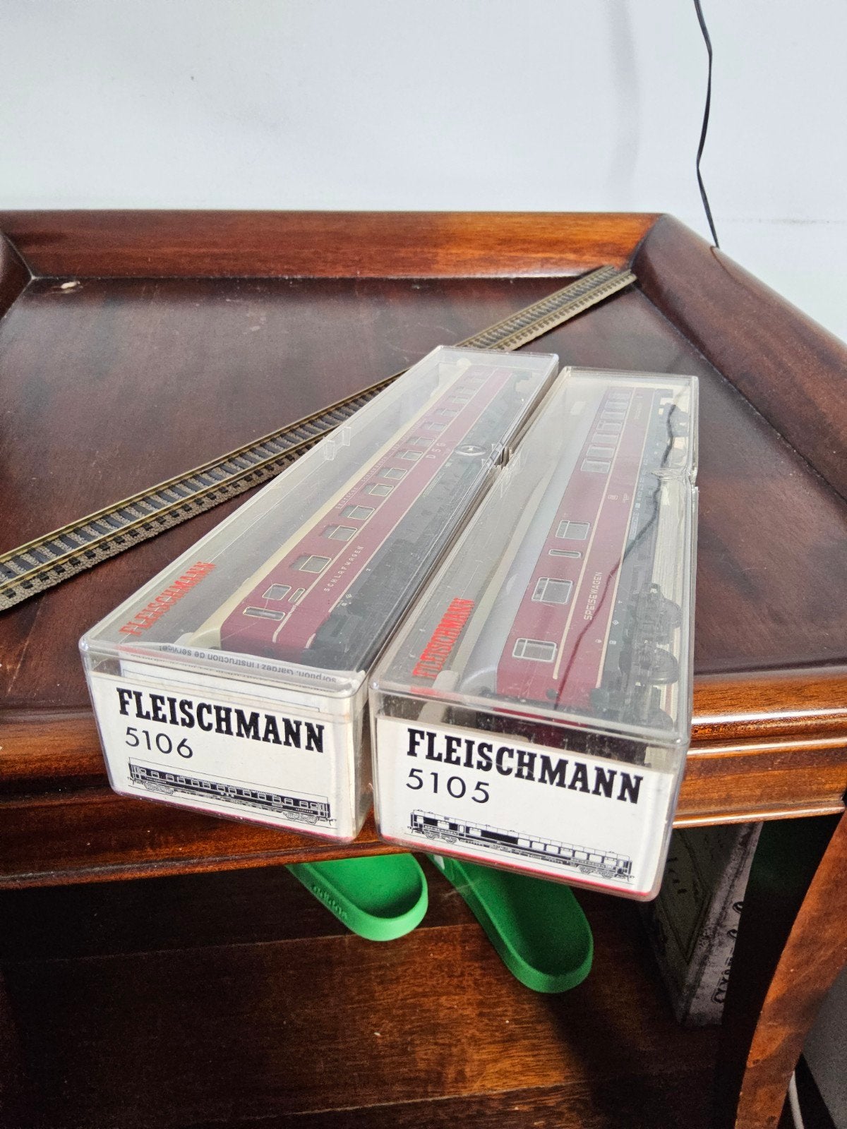 FLEISCHMANN 5105 et 5106 DB HO, Analogique, Enlèvement ou Envoi, Fleischmann, Wagon