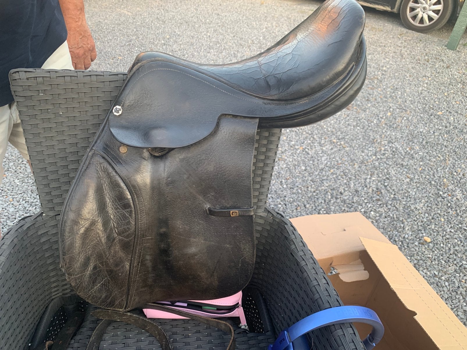 Springzadel, L (17.5 inch), Gebruikt, Ophalen of Verzenden, Springen