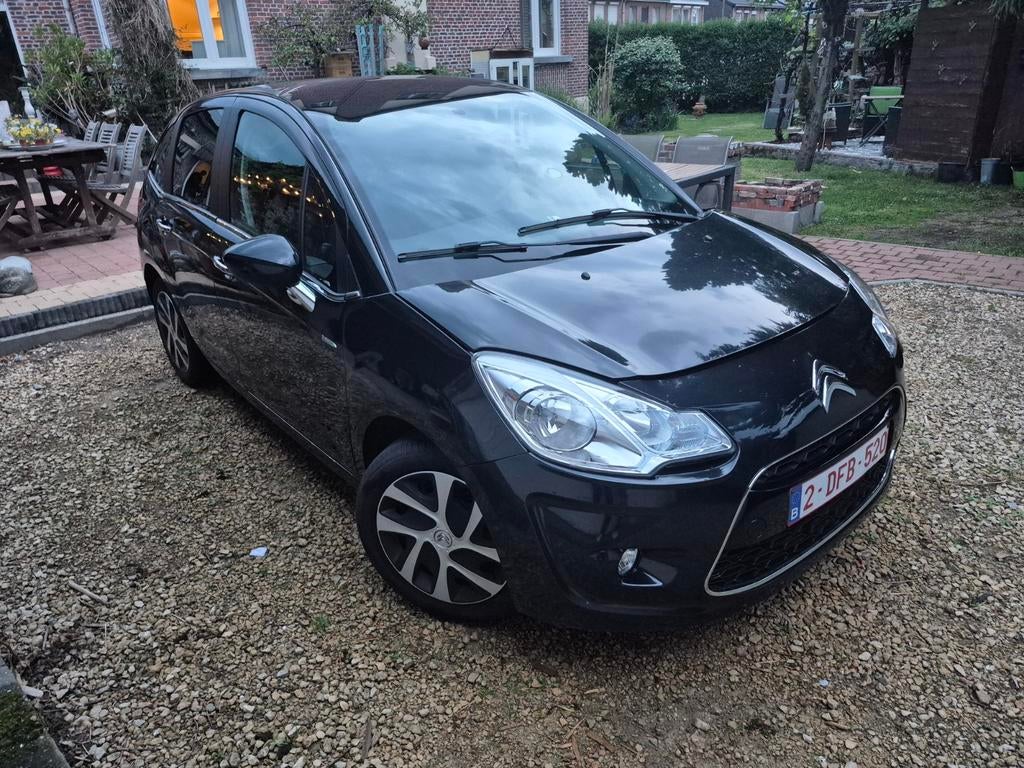 Citroën C3 Exclusive 1.4 VTi – 2009 | 49.000 km, Auto's, Citroën, Zwart, 5 deurs, Particulier, Bluetooth