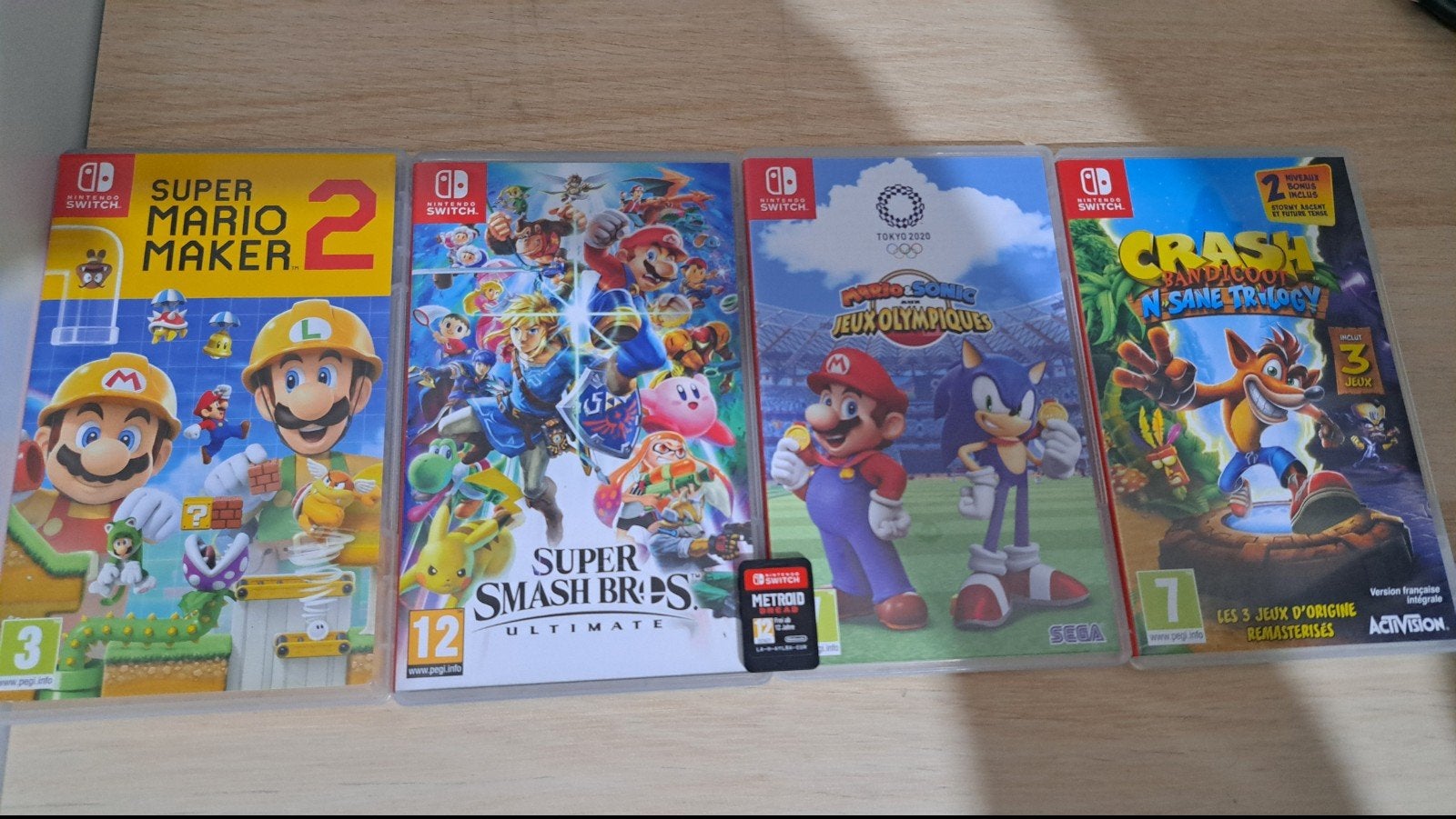 Super Smash Bros Mario Maker 2 Sonic Olympic Games Metroid, Games en Spelcomputers, Ophalen, Zo goed als nieuw