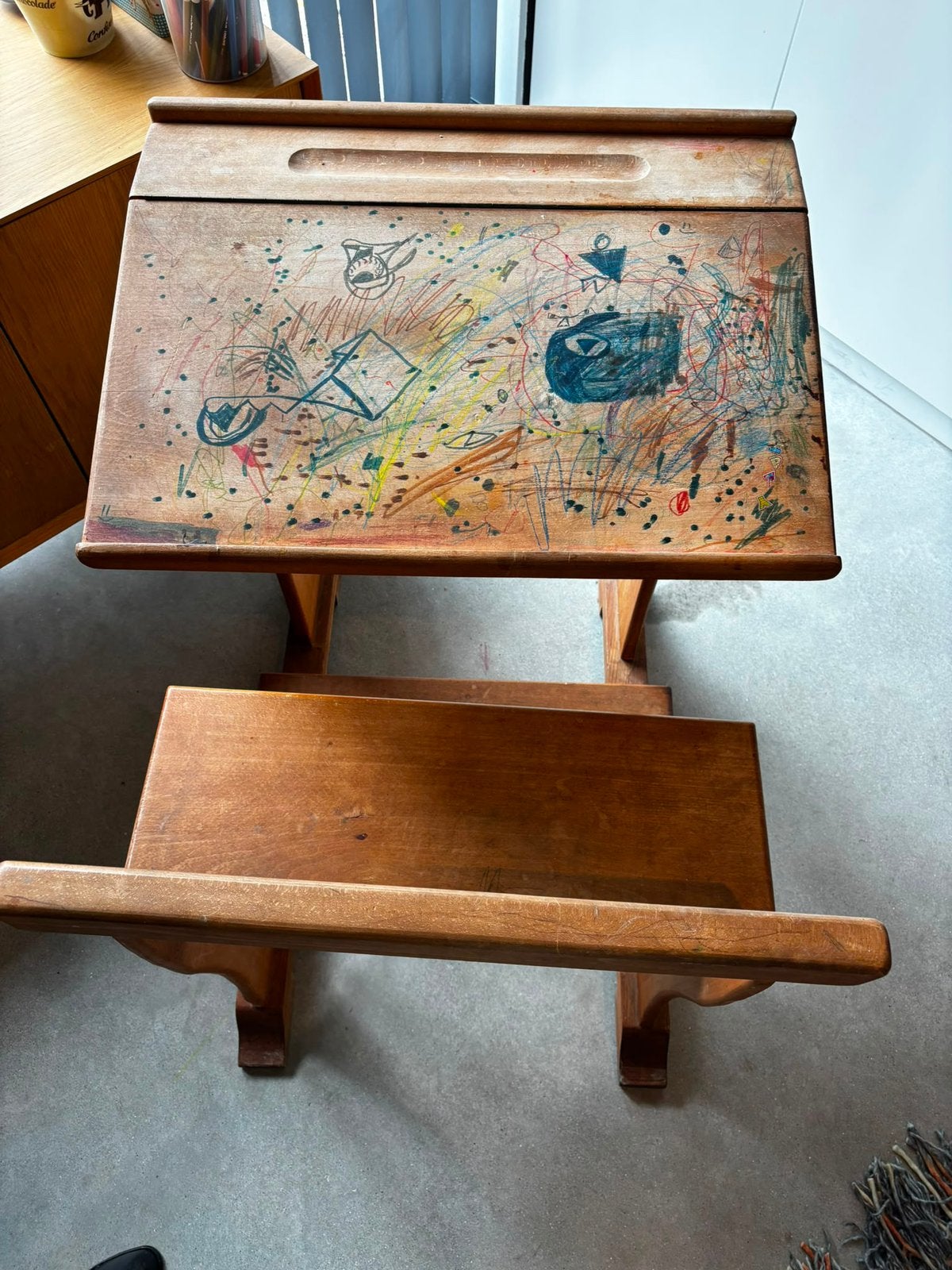 Houren lessenaar, Maison & Meubles, Accessoires pour la Maison | Porte-journaux & Porte-revues, Enlèvement, Utilisé, Vintage, Bois