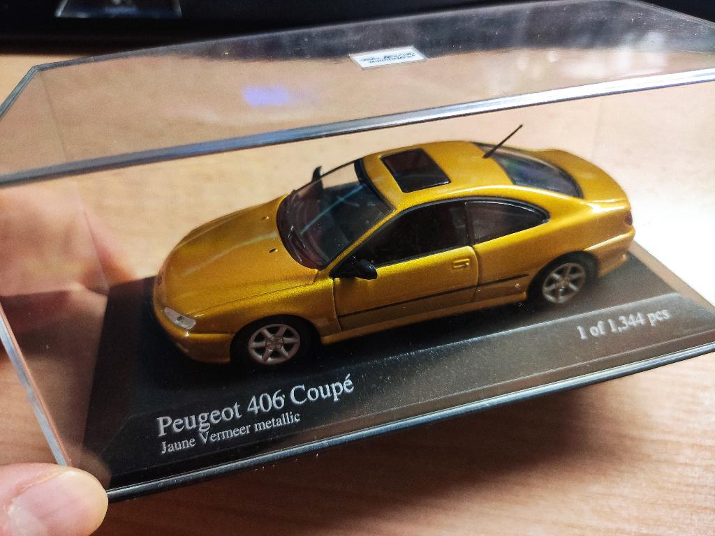 Minichamps Peugeot 406 Coupe 1/43, Hobby en Vrije tijd, Ophalen of Verzenden, Zo goed als nieuw, Auto, MiniChamps