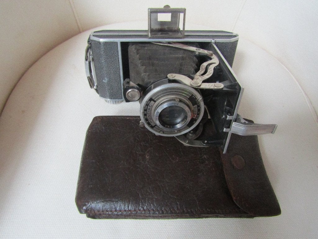 Collectionneurs "Appareil Photo à soufflet PONTIAC", Enlèvement ou Envoi, Avant 1940, Appareils photo