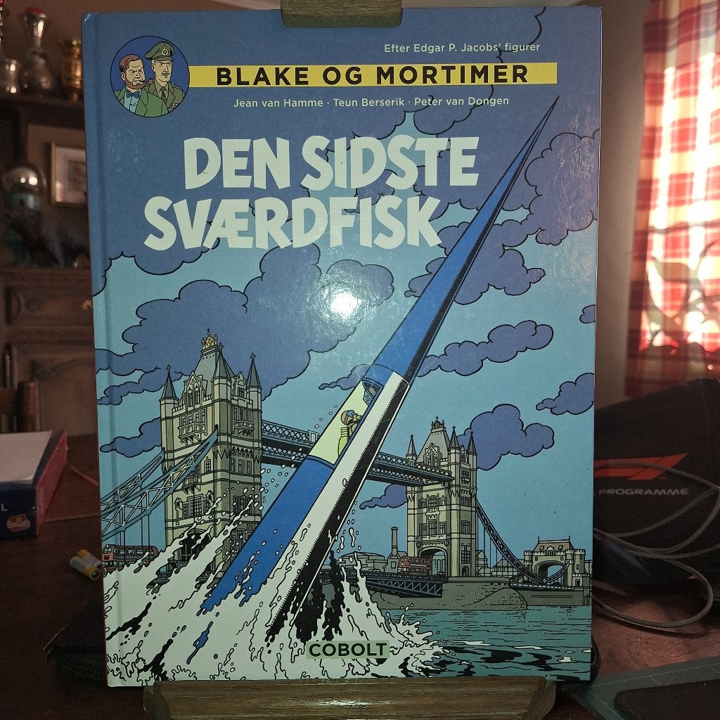 blake et mortimer en danois, Enlèvement ou Envoi, Edgar P. Jacobs, Une BD, Comme neuf