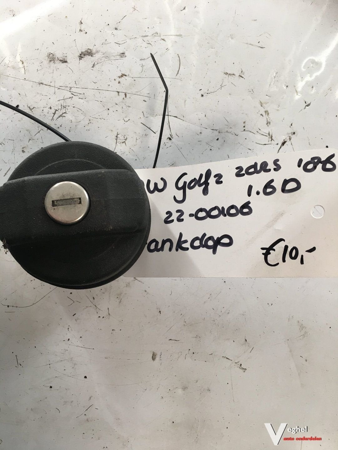 Vw Golf 2 1.6 1986 diesel Tankdop zonder sleutel, Auto-onderdelen, Gebruikt, -, -, Ophalen of Verzenden