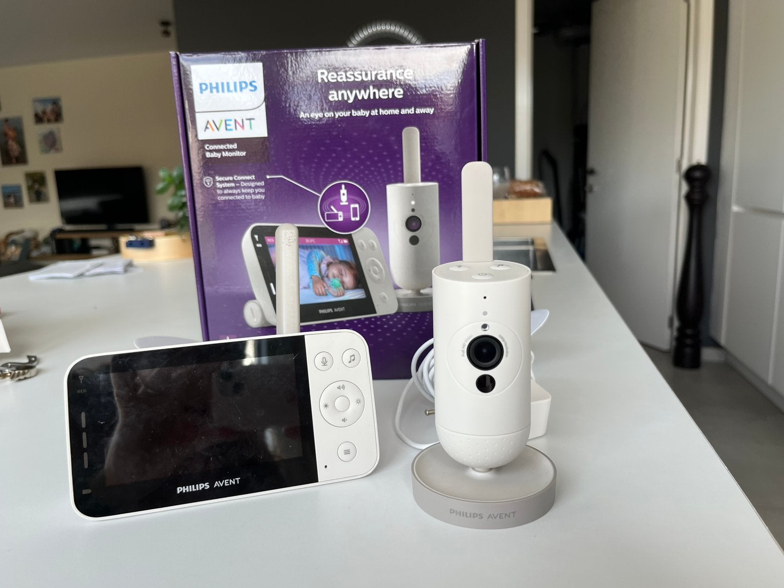 Philips avent babyfoon, Ophalen, Gebruikt, 250 meter of meer, Camera