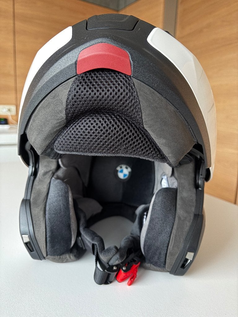 Motorhelm bmw evo 6, Motos, Autres marques, Seconde main, Enlèvement, Casque système