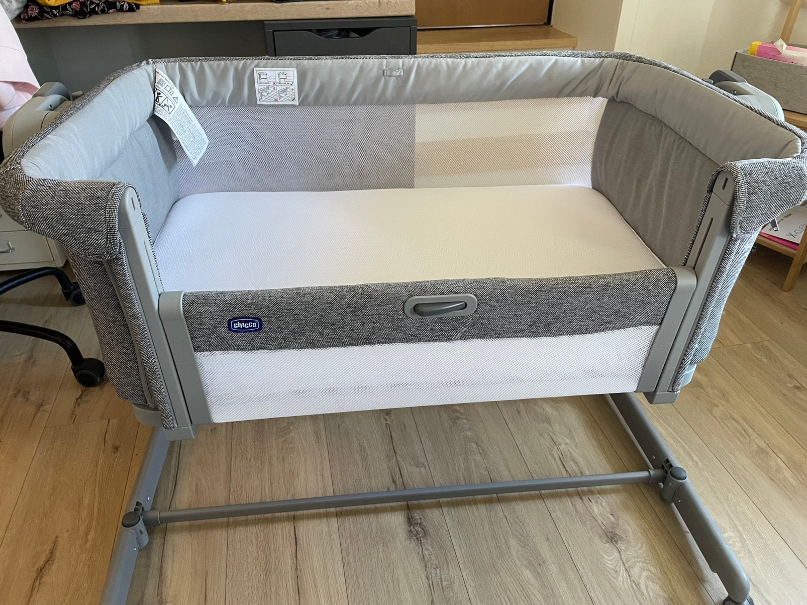 Berceau cododo Chicco Next2Me Magic Evo – excellent état, Enlèvement, Comme neuf, Matelas