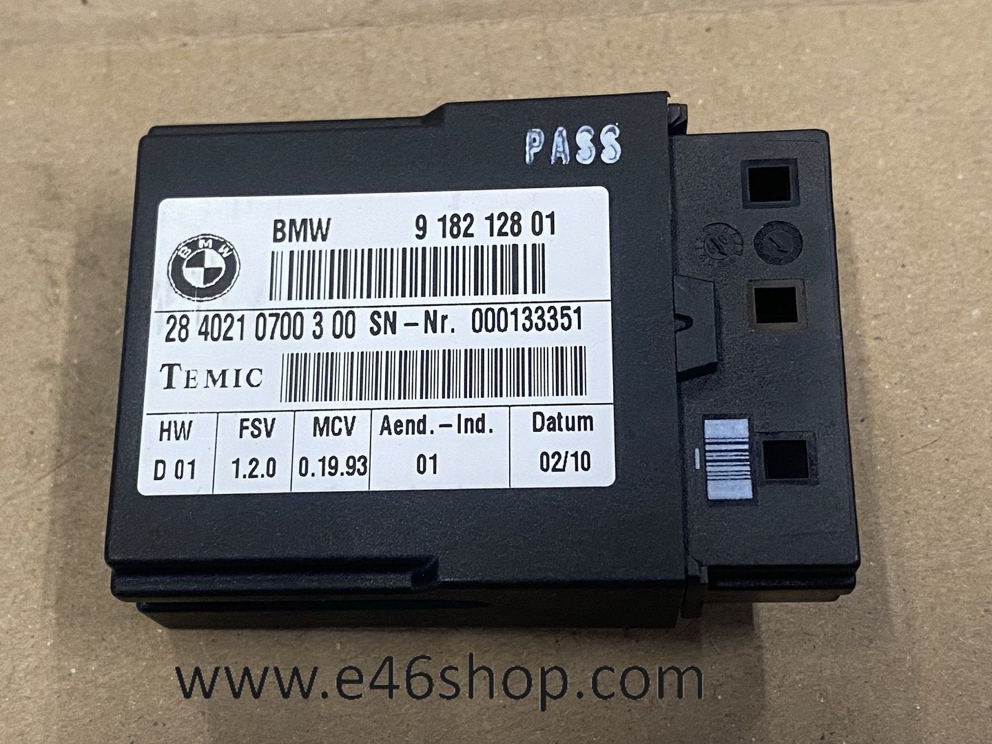 STOELMODULE BMW E60 E61 OE 61359182128 NIEUW, Neuf, -, -, Enlèvement ou Envoi