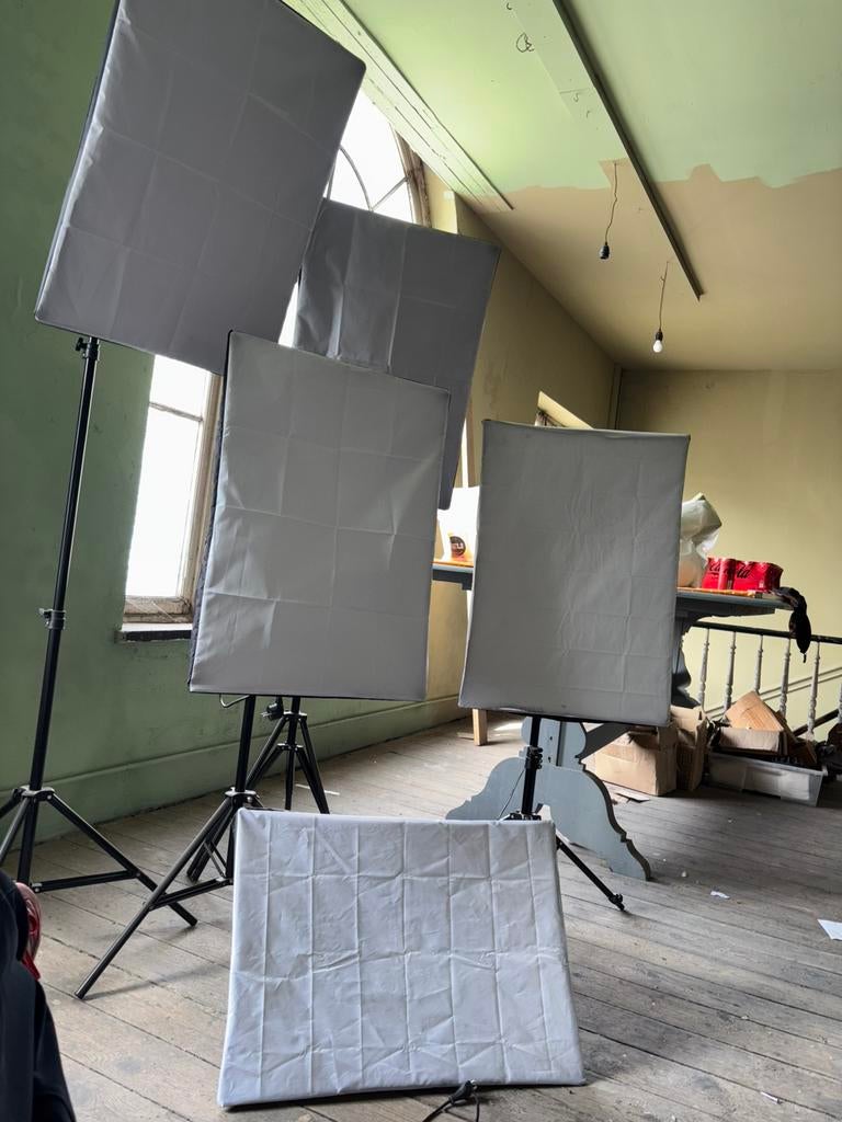 Lot de lampes de photographie, Ophalen, Zo goed als nieuw