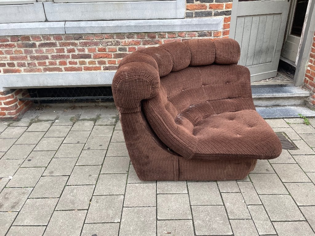 Hoekzetel, Ophalen, Gebruikt, Eenpersoons, Hoekbank