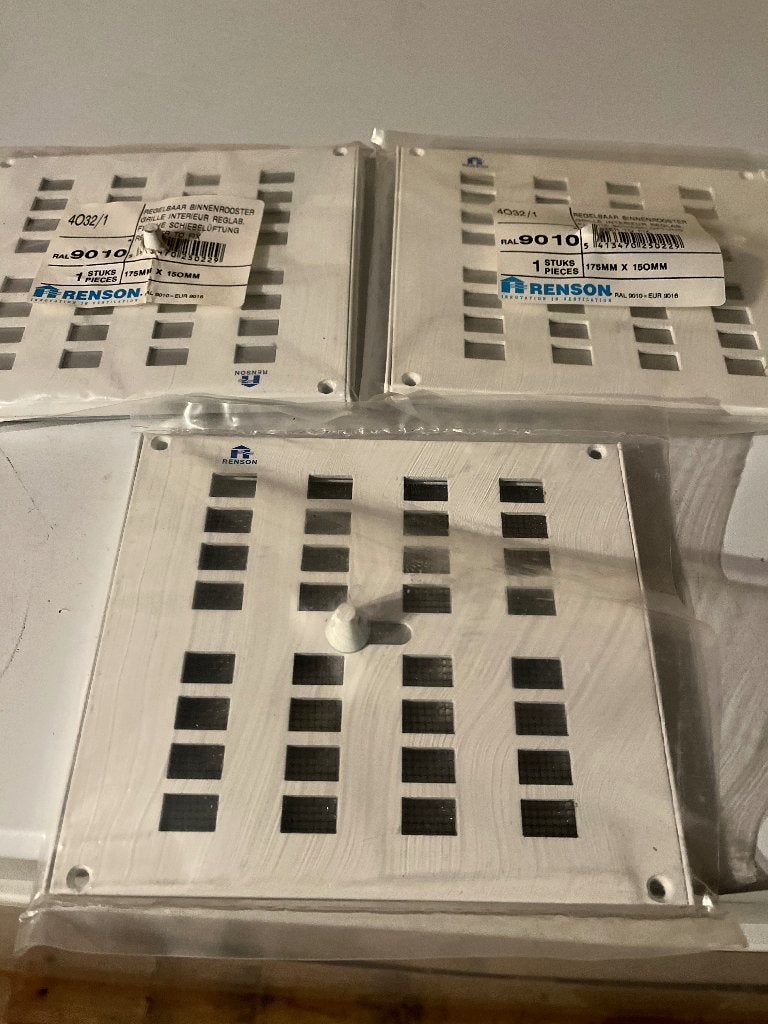 Aluminium verluchtingroosters, Ophalen, Nieuw, Ventilator en Afzuiger