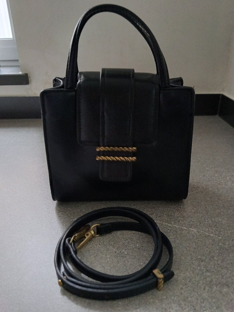 Handtas dames zara, Handtassen en Accessoires, Ophalen of Verzenden, Zo goed als nieuw, Zwart, Handtas
