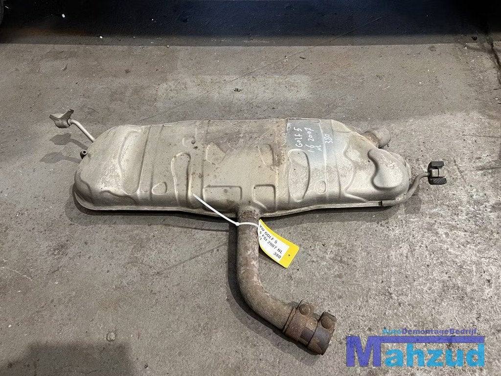 VW GOLF 5 1.6 FSI Uitlaat einddemper 2003-2010, Gebruikt, Volkswagen, Volkswagen AG, Vw@volkswagen.de