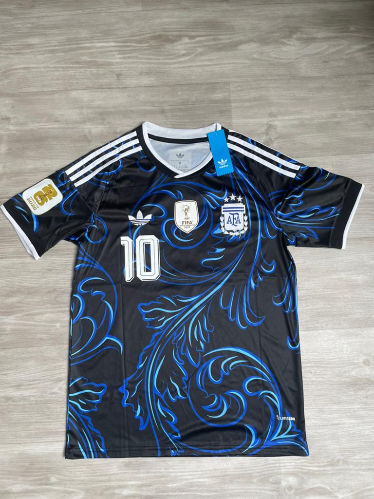 Argentina wk 2026 voetbalshirt #10 – zwart/blauw, Taille M, Envoi, Neuf, Maillot