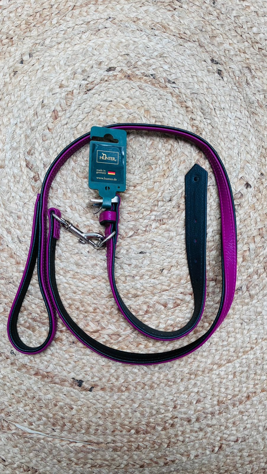 Laisse et collier Fuschia Hunter, Autres marques, Enlèvement, Neuf, Collier