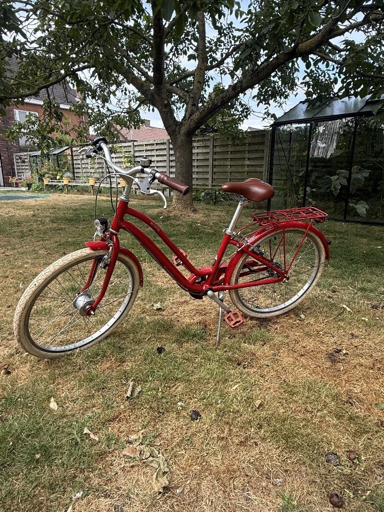 Stadfiets voor kinderen 9-12j - 24inch Btwin elops, Fietsen en Brommers, Ophalen, Velgrem, Btwin Decathlon, Gebruikt