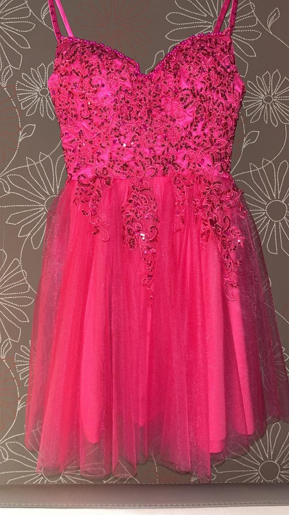 Robe de coktail rose fushia, Neuf, Enlèvement ou Envoi, Rose, Taille 36 (S)