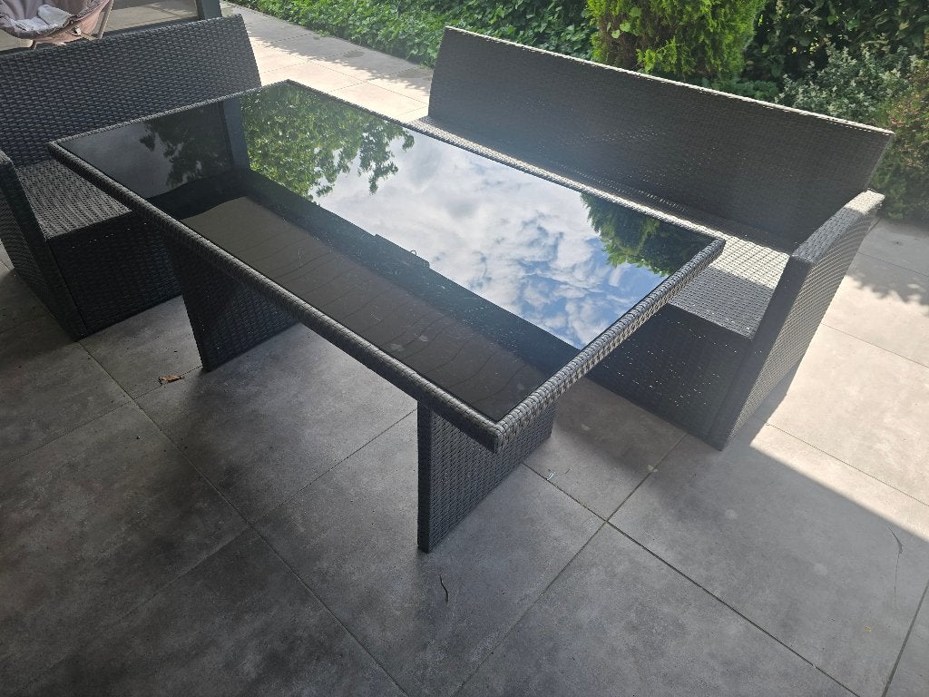 Salon de jardin, 5 places, Salons de jardin, Synthétique, Enlèvement