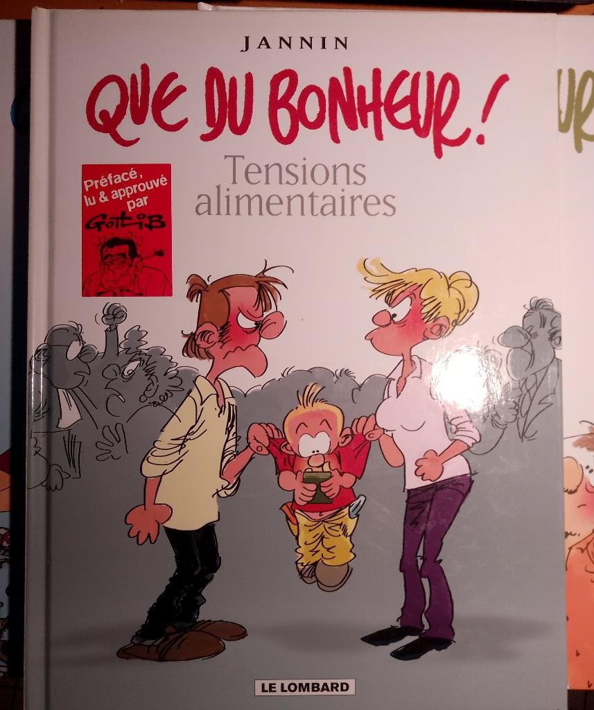 BD Janin - Que du bonheur ! Vol 1-2-3 (Ed Le Lombard), Jannin, Plusieurs BD, Enlèvement ou Envoi, Comme neuf