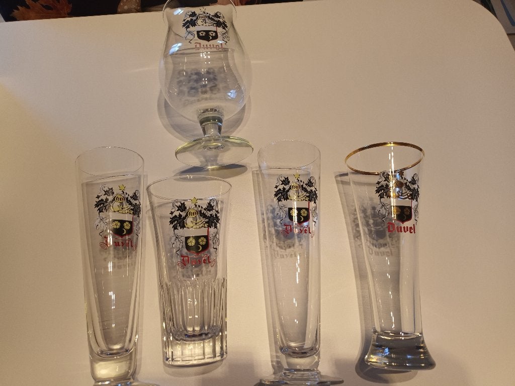 Duvel glazen, Ophalen, Zo goed als nieuw, Glas of Glazen, Duvel