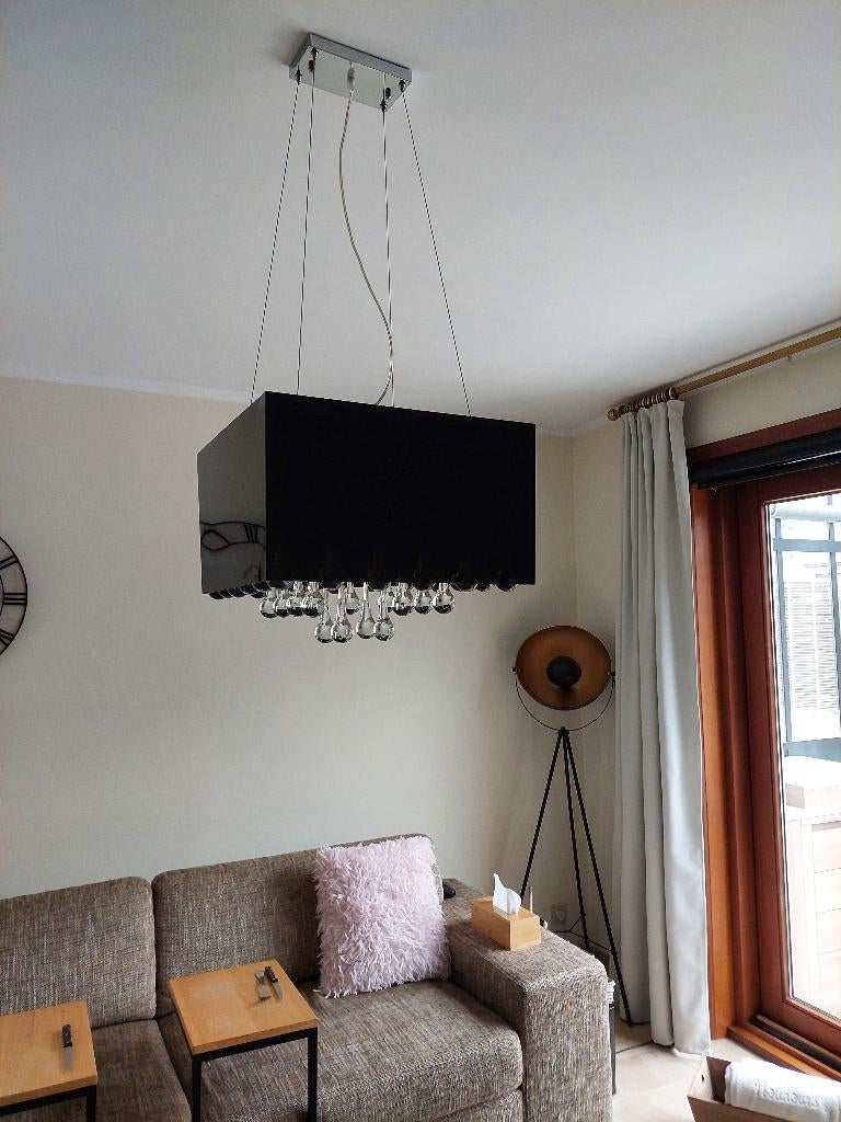 2 Lusters 50 en 60 euro, Ophalen, Gebruikt, Glas