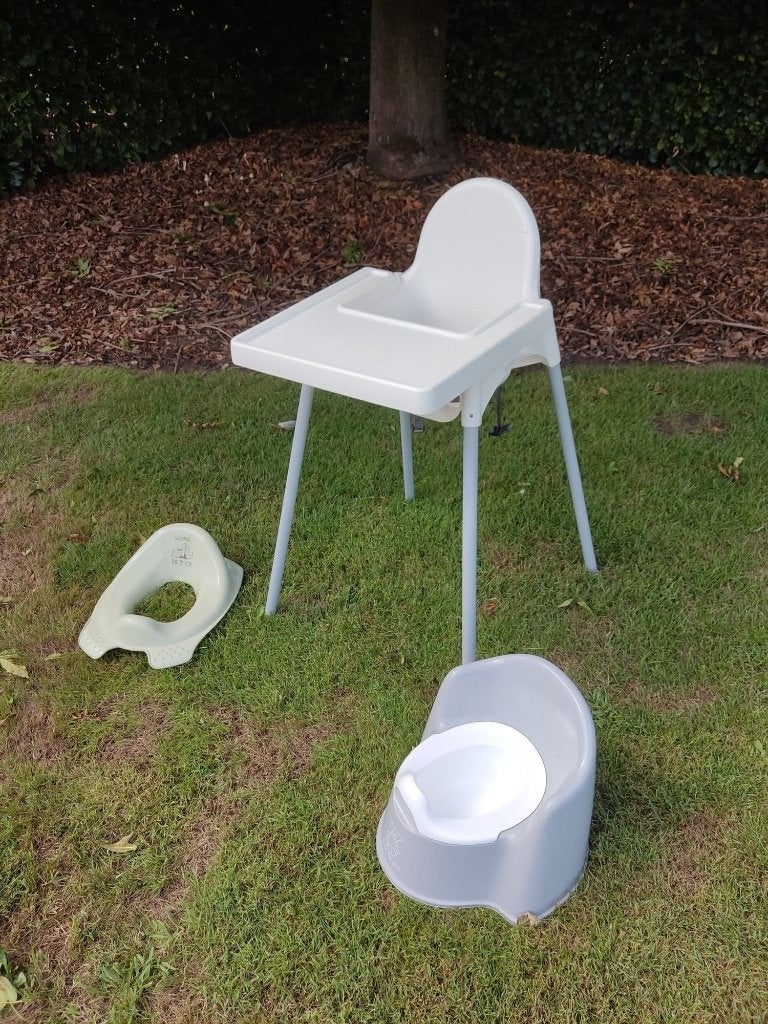 Kinderstoeltje met Wc-Potje en tussenstuk., Kinderen en Baby's, Kinderstoelen, Ophalen, Gebruikt, Overige typen, Aanschuifbaar