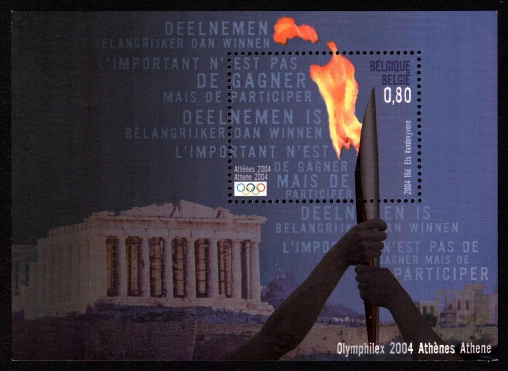 BL114 MNH 2004 - Olympische Spelen in Athene., Postzegels en Munten, Olympische Spelen, Ophalen of Verzenden, Postfris, Postfris