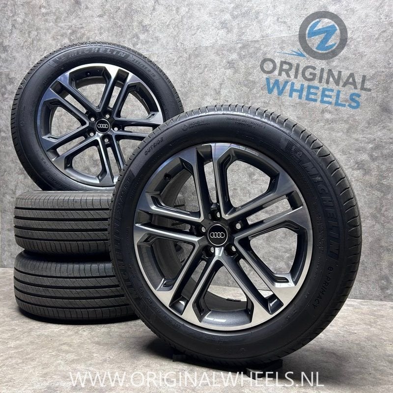 19 inch originele  velgen + zomerbanden Audi Q5 SQ5, 19 inch, Gebruikt, -, -