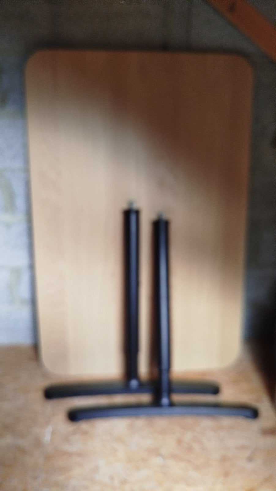 Bureau en bois, Maison & Meubles, Enlèvement, Utilisé, Noir, Bois