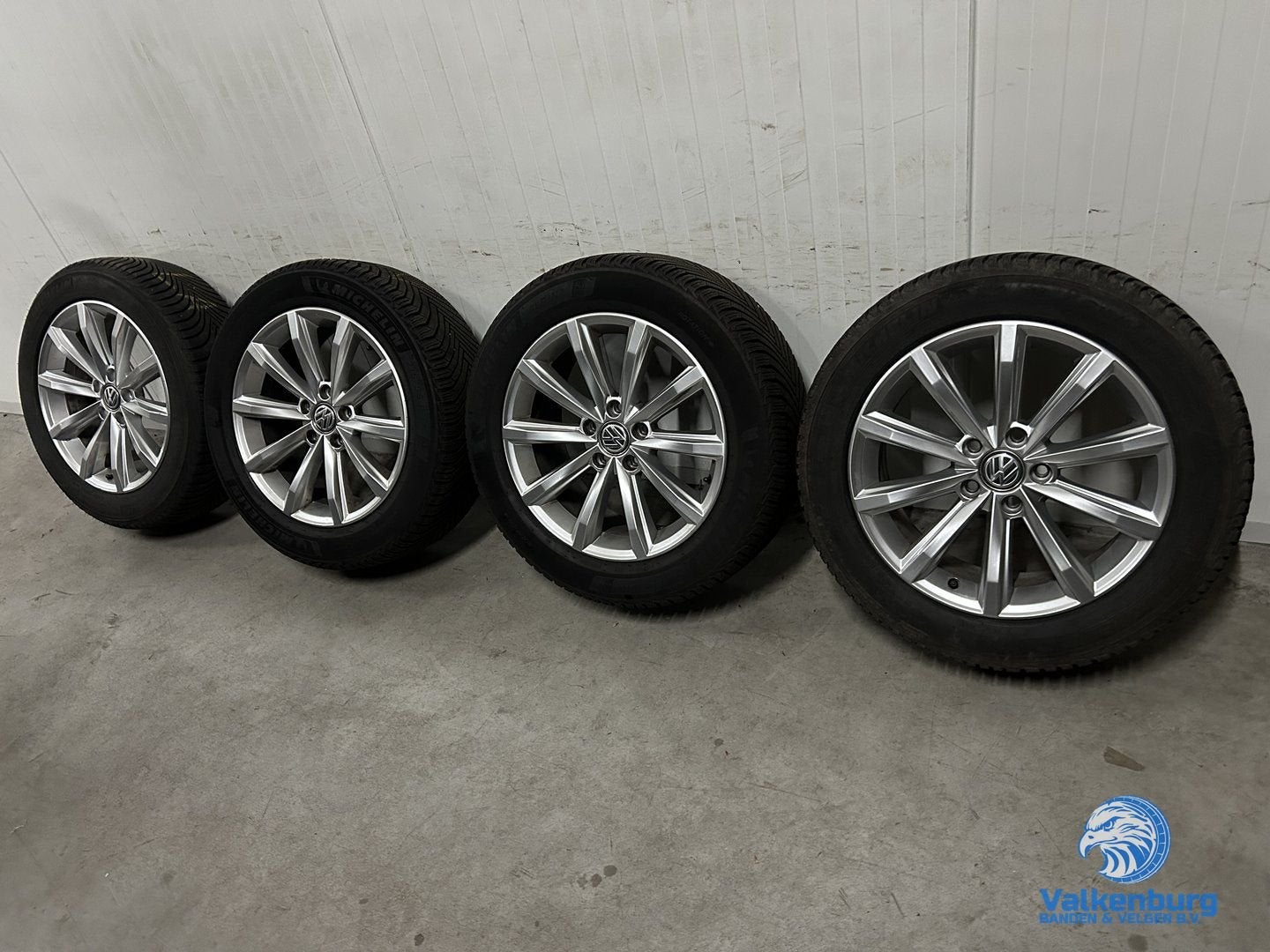 7mm! Originele VW Passat B8 3G London 17 inch velgen 5x112 w, -, -, Banden en Velgen, 17 inch
