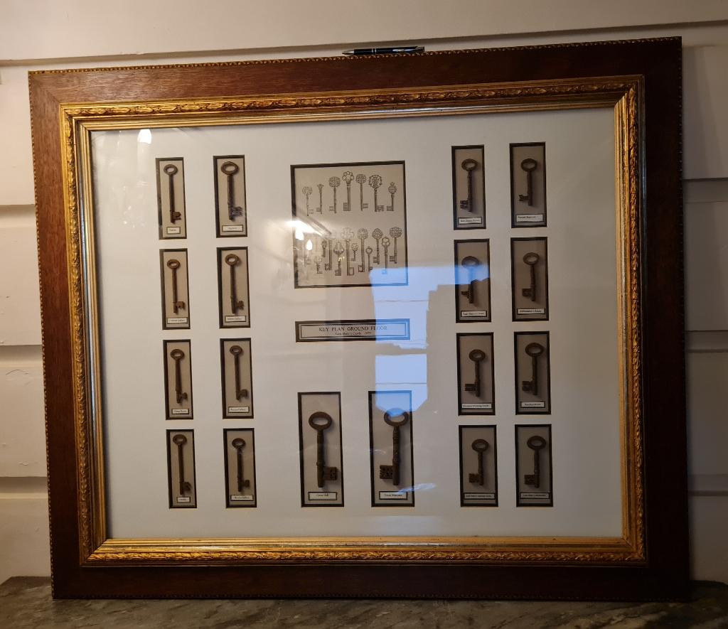 Cadre unique « Lady Betty » avec clés de château -19e siècle, Antiquités & Art, Art | Autres Art, Enlèvement