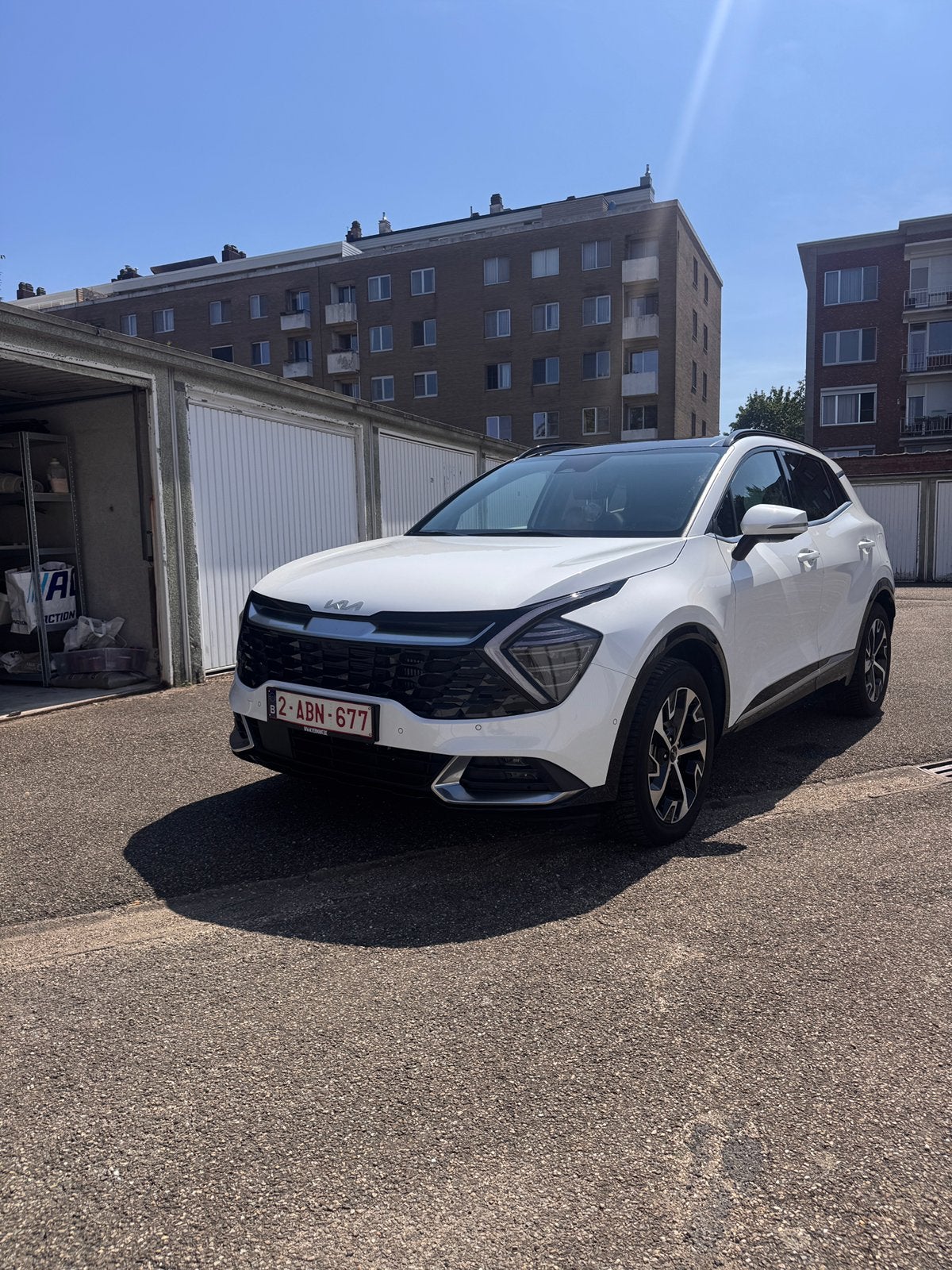 Kia Sportage 1.6 HEV buisnes line 2023, Autos, Kia, Achat, Euro 6, Entretenue par le concessionnaire, Noir