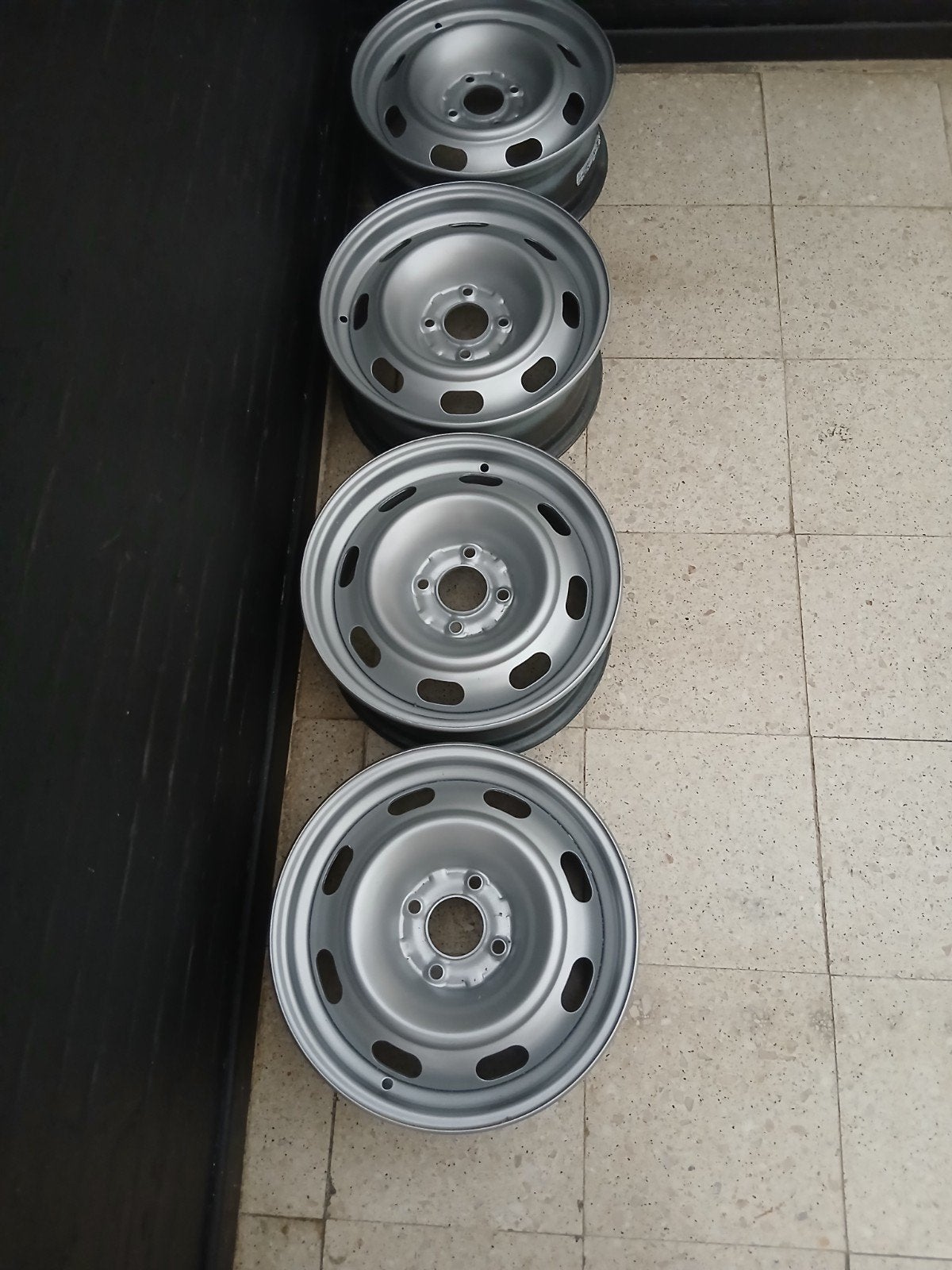 4x108 stalen velgen nieuwstaat, Enlèvement, 15 pouces, Jante(s)