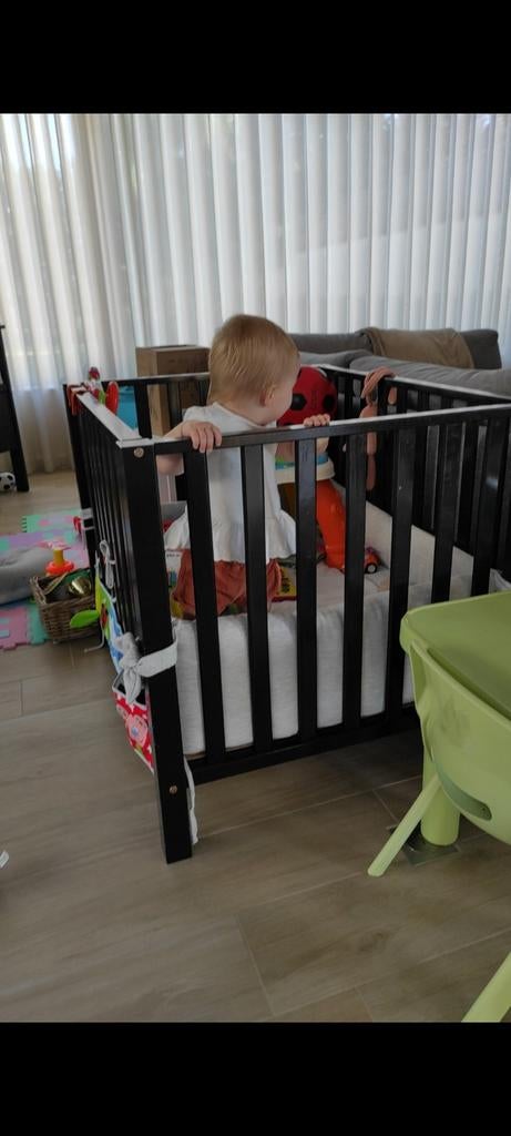 Park in kleur zwart + matras + omranding Les Rêves d'Anaïs, Kinderen en Baby's, Babyparken, Ophalen