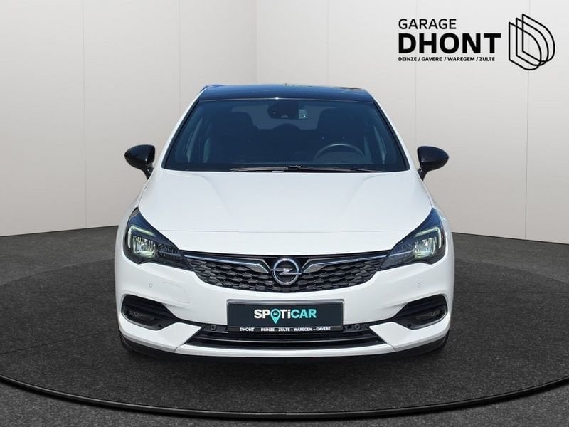 Opel Astra 5D GS - 1.2 Benzine - Manueel 6 - 130PK, Auto's, Stof, Gebruikt, 1199 cc, Wit