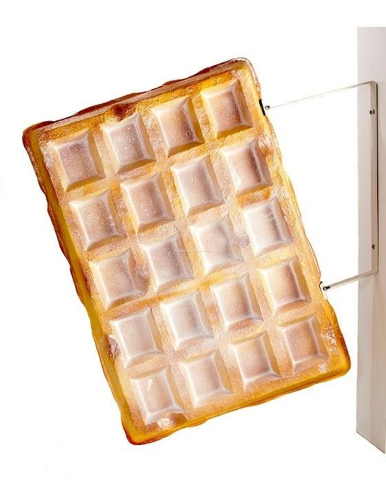 Gaufre de Bruxelles belge — Décoration gaufrée 110 cm, Collections, Marques & Objets publicitaires, Neuf, Enlèvement
