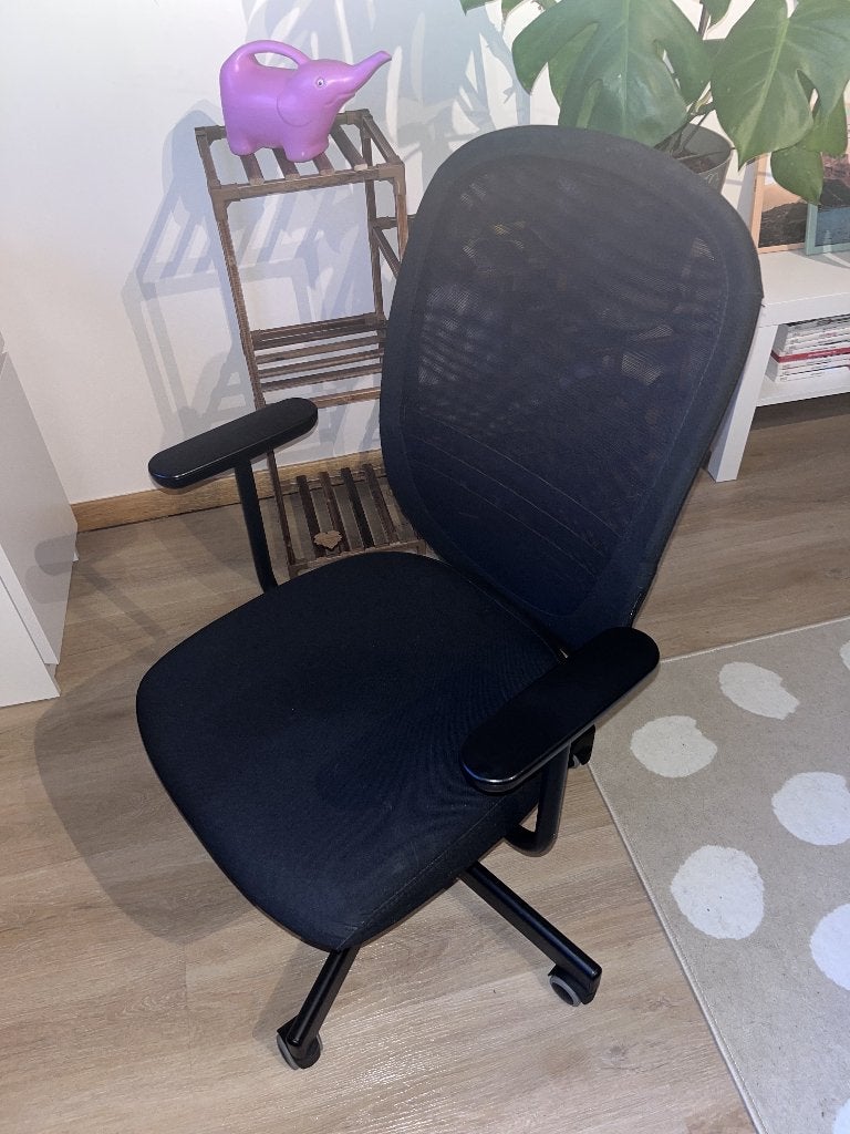 Chaise de bureau ikéa flntan avec accoudoir, Maison & Meubles, Comme neuf, Enlèvement, Chaise de bureau, Ergonomique