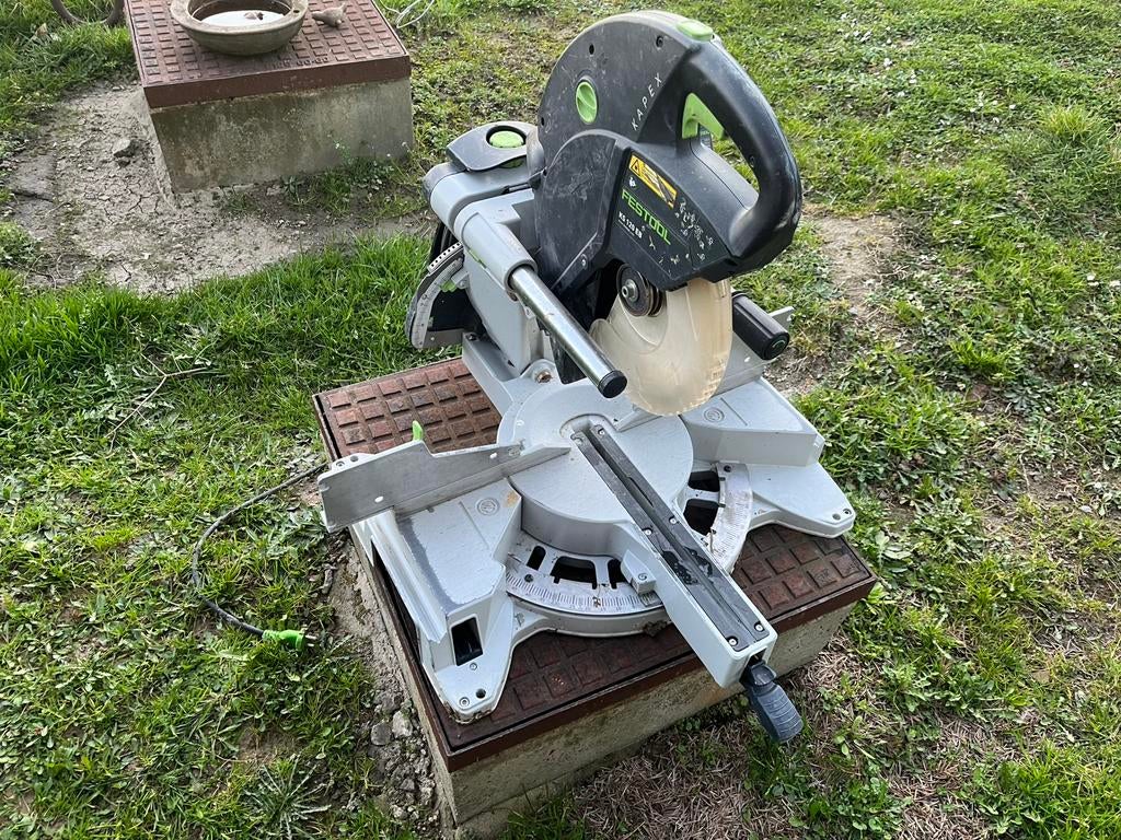 Scie a onglet festool 120eb 600€, Enlèvement, Utilisé, 600 à 1200 watts, Scie à onglet