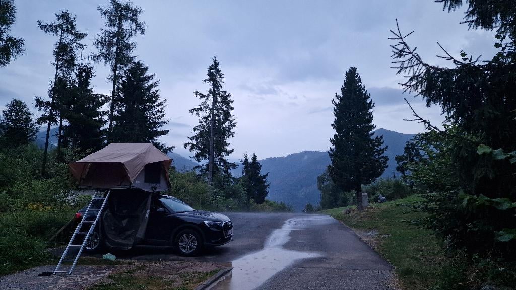 Location tente de toit 25€/nuit, Enlèvement, Comme neuf, Jusqu'à 2