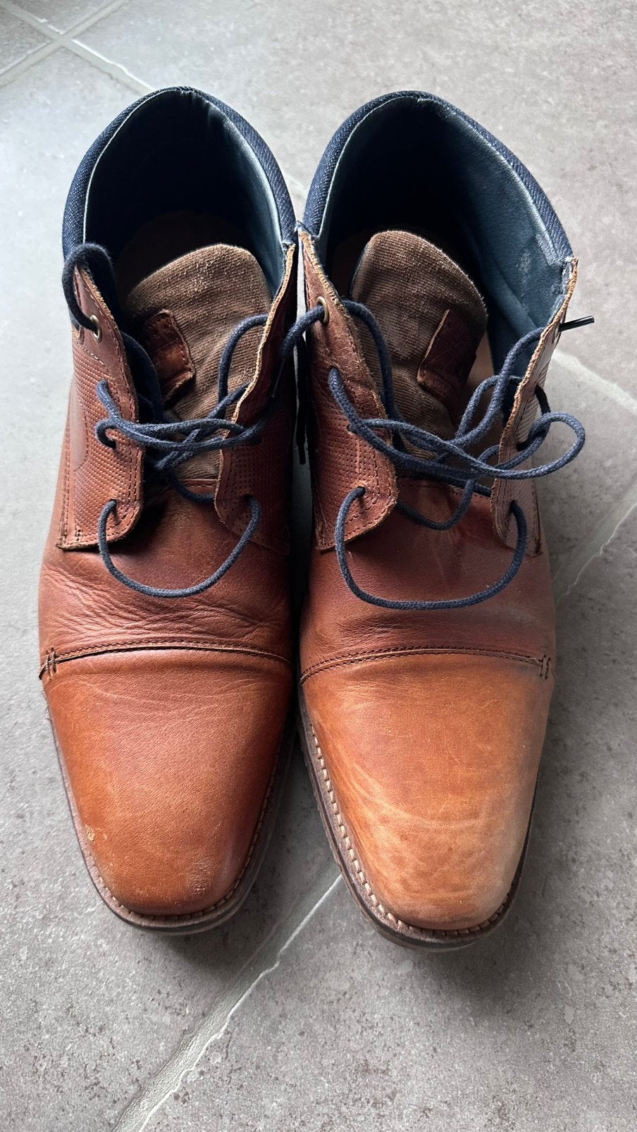 Herenschoenen maat 44, Vêtements | Hommes, Chaussures, Enlèvement ou Envoi, Chaussures à lacets, Brun, Porté