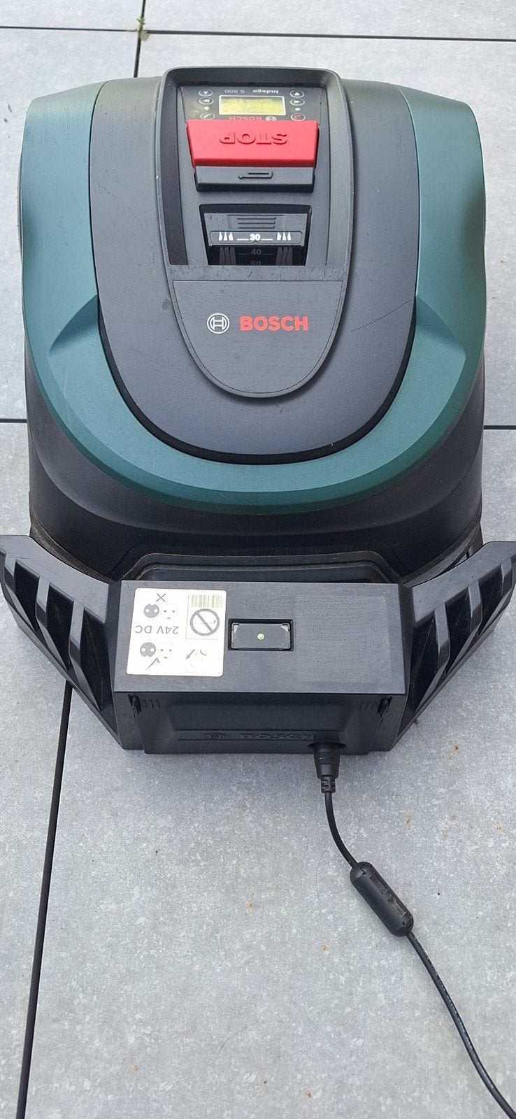 Bosch Indego S 500 – Robot tondeuse, Jardin & Terrasse, Enlèvement, Utilisé, 20 à 25 cm, Bosch