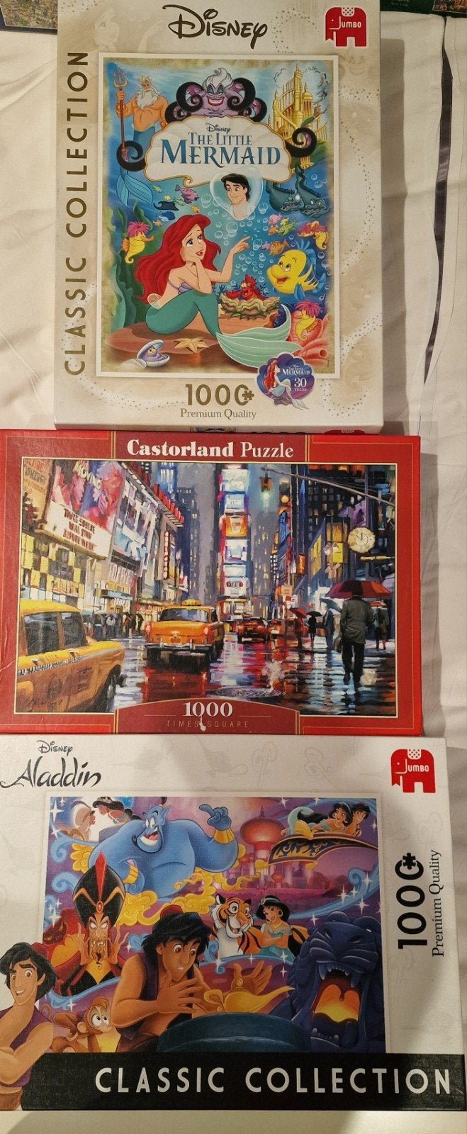 diverse puzzels 1000 stukjes, Ophalen of Verzenden, 500 t/m 1500 stukjes, Zo goed als nieuw, Legpuzzel