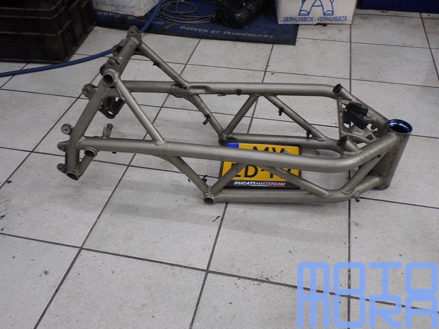 Ducati Streetfighter 1098 S 2009 - 2013 Frame met compleet N, Motoren, Ophalen, -, -, -