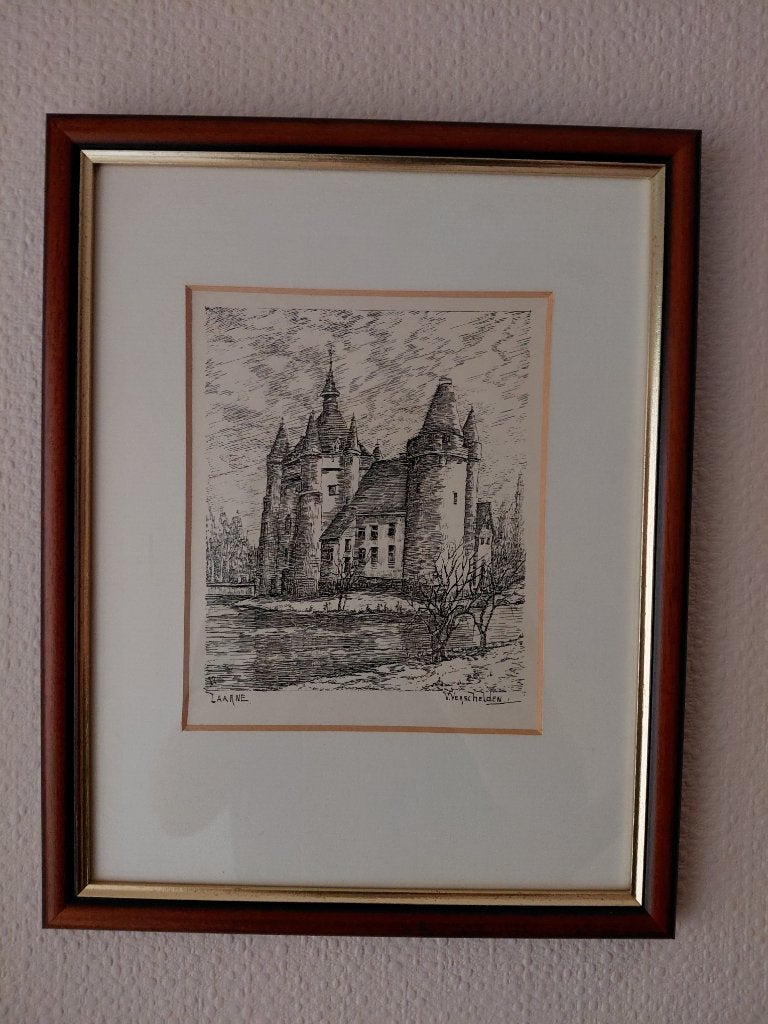Kasteel van Laarne - Vincent Verschelden, Ophalen, Achter glas