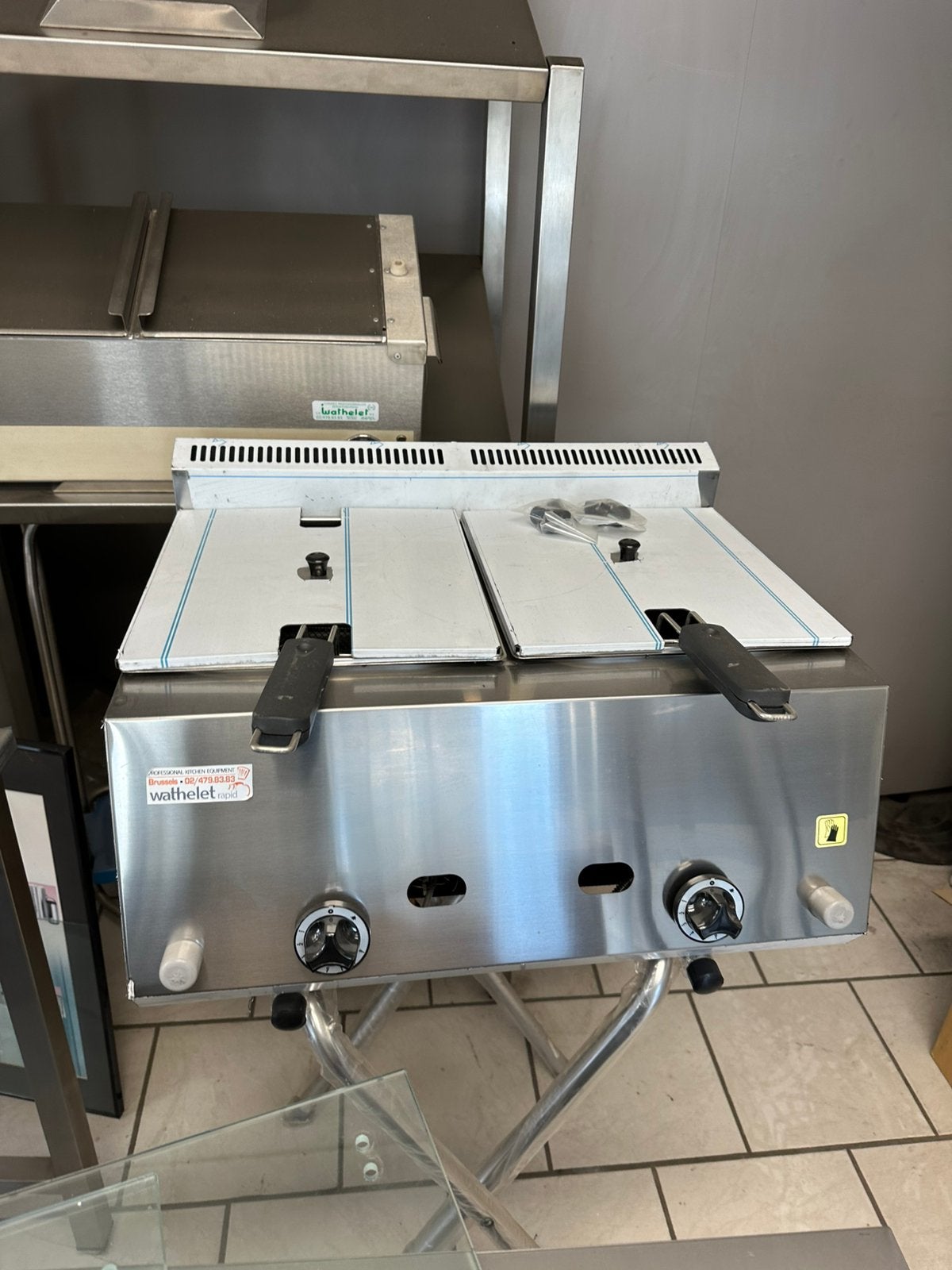 Friteuse de table 2x9 litres gaz, Enlèvement