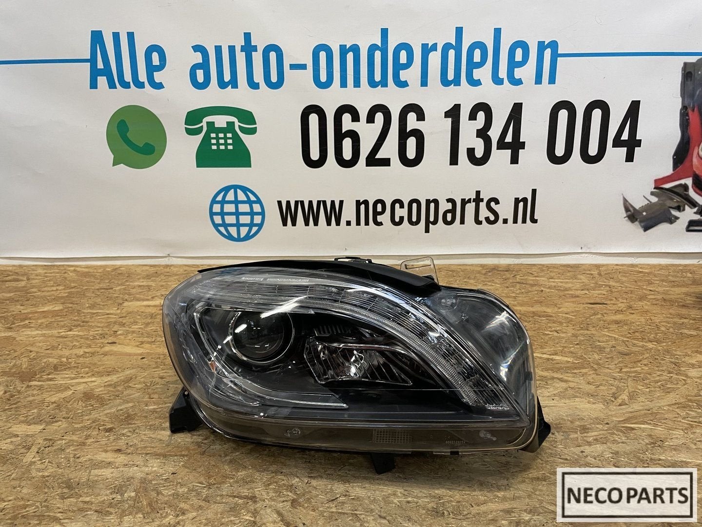 MERCEDES ML W166 XENON LED KOPLAMP RECHTS A1668205559, Gebruikt, -, Ophalen of Verzenden, -