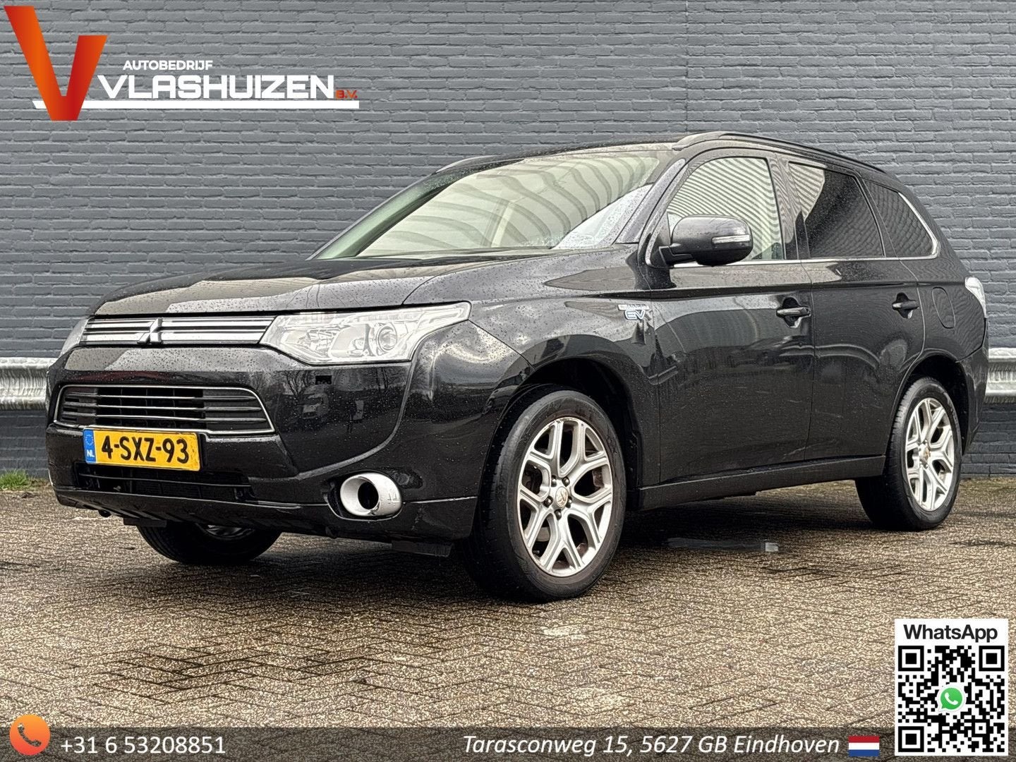Mitsubishi Outlander 2.0 PHEV instyle | Leder | Pano | Clima, Auto's, Mitsubishi, Bedrijf, Outlander, 4x4, ABS, Airbags, Alarm