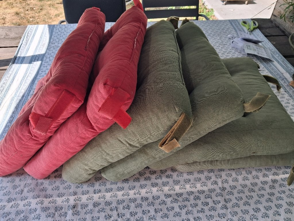 Kussens voor tuinstoelen, Tuin en Terras, Ophalen, Gebruikt, Overige materialen