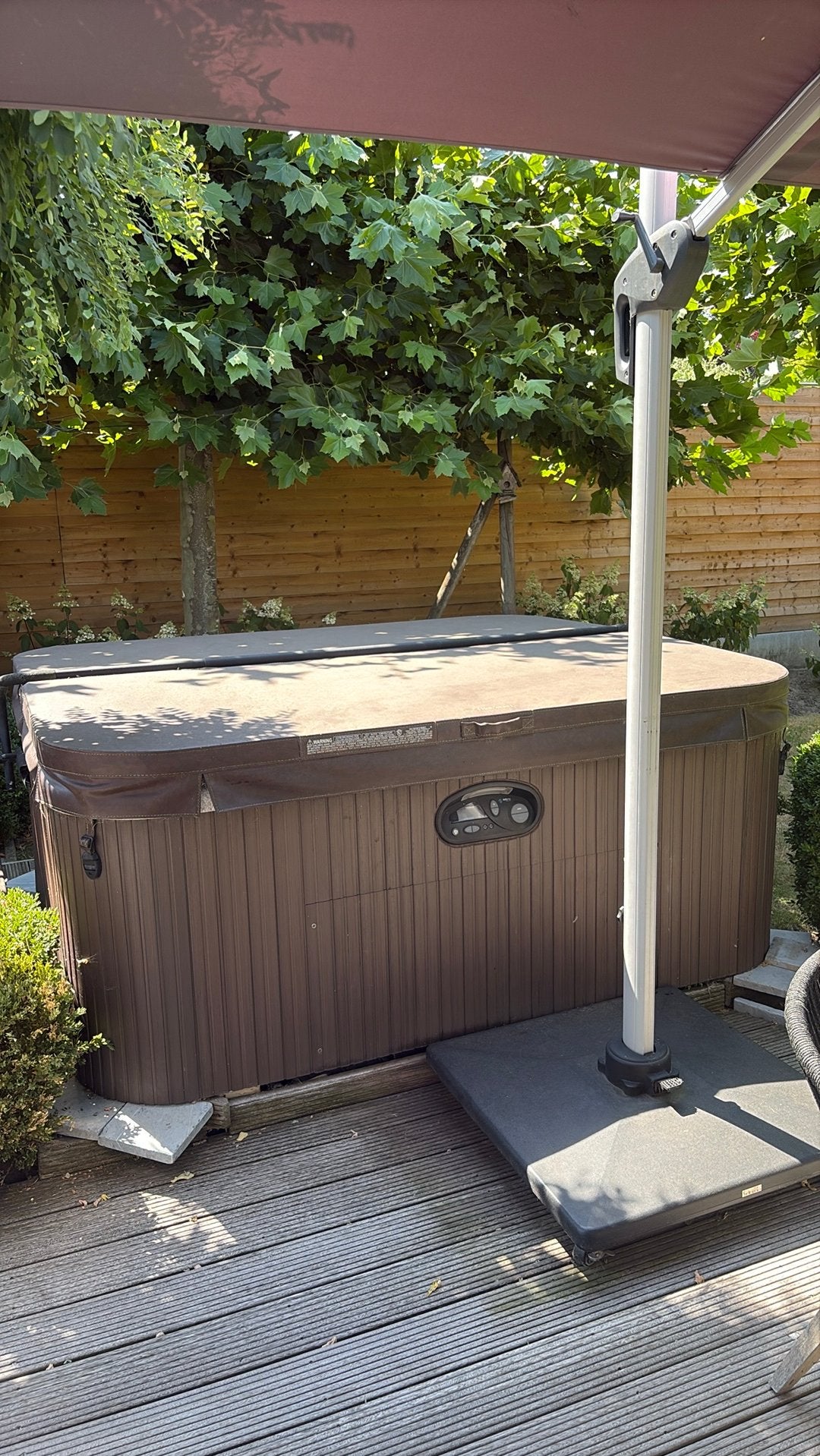 Hotspring jacuzzi, Tuin en Terras, Bubbelbaden en Hottubs, Ophalen, Gebruikt, Inbouw, Trap